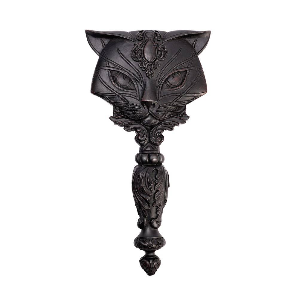 Sacred Cat Hand Mirror (Black) (Mirror)
