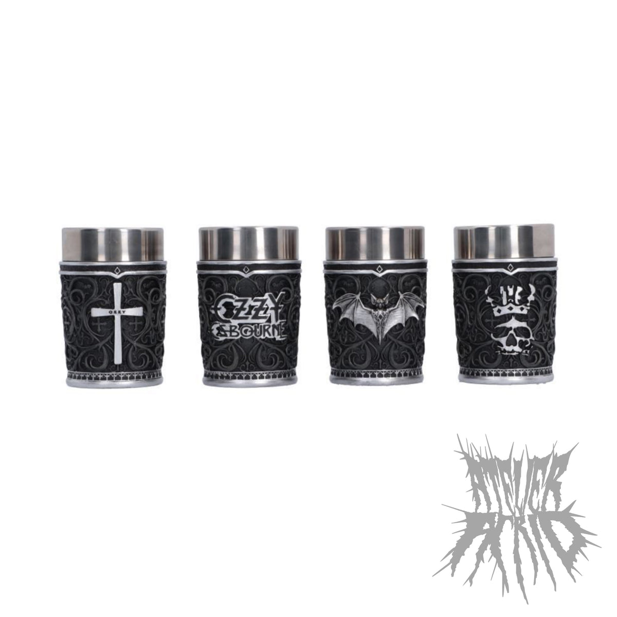 Ozzy Osbourne Prince of Darkness Shot Glass Set 8.6cm
