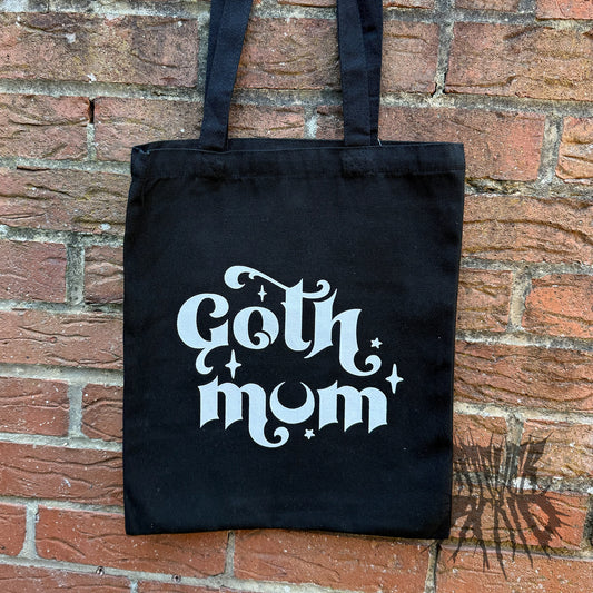 Goth Mom Polycotton Tote Bag