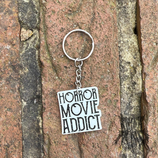 The Horror Movie Addict Keyring