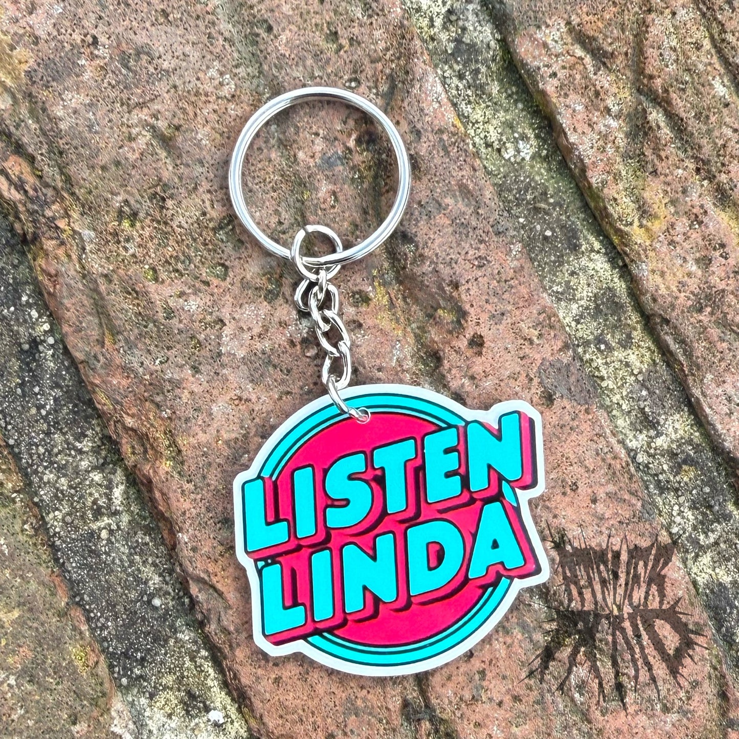 The Listen Linda Keyring