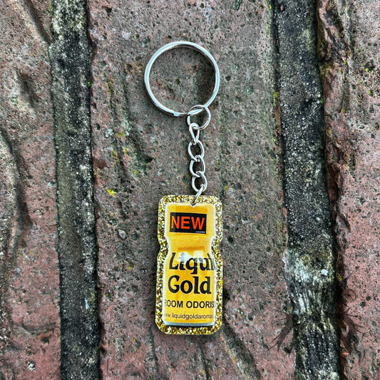 The Liquid Gold Keyring