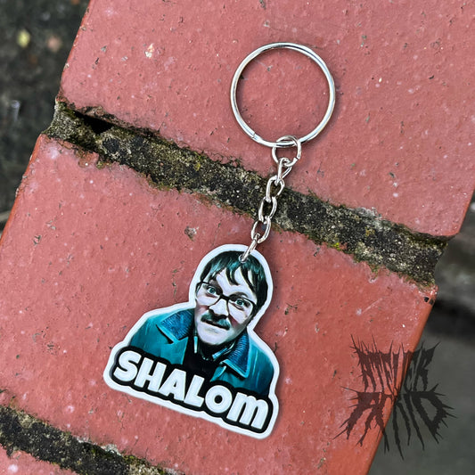 The Shalom Keyring- Friday Night dinner keyring