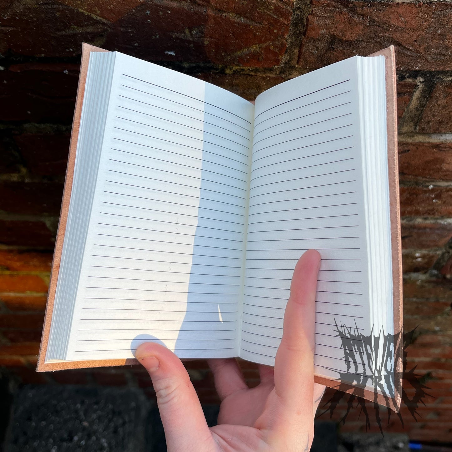 Leather Lapis Lazuli Notebook (7x5")