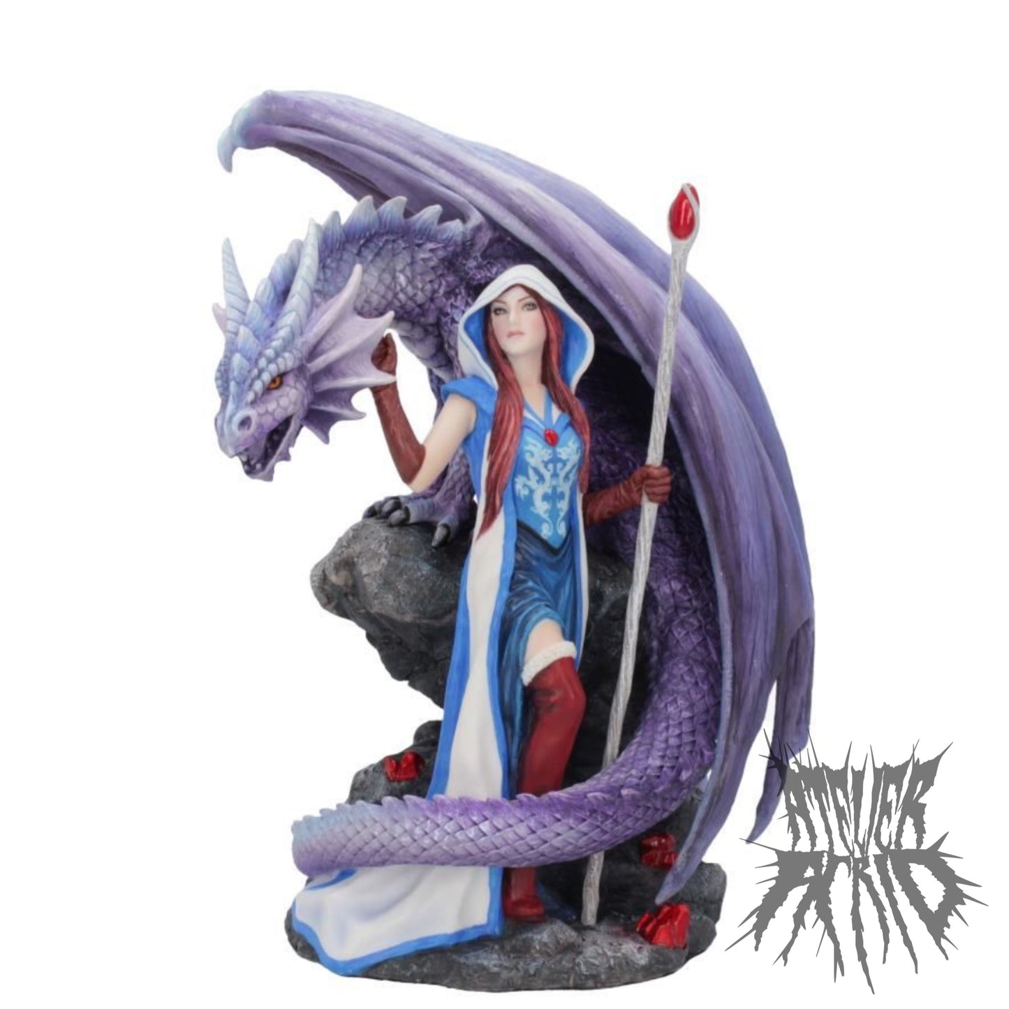 Dragon Mage by Anne Stokes 24cm Dragon Figurine