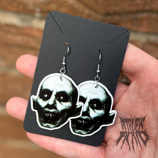 The Nosferatu Earrings - Count Orlok Earrings