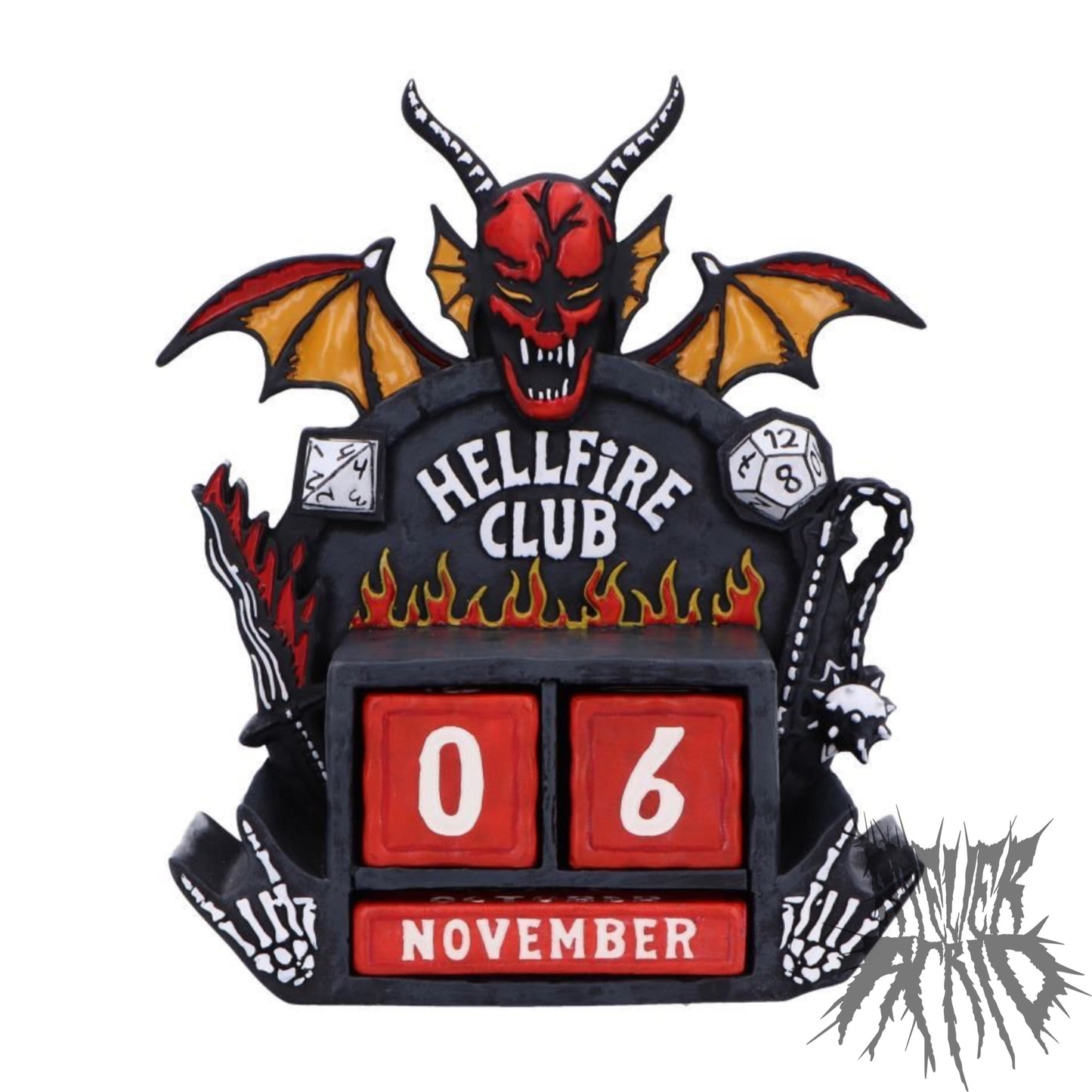 Stranger Things Hellfire Club Perpetual Calendar