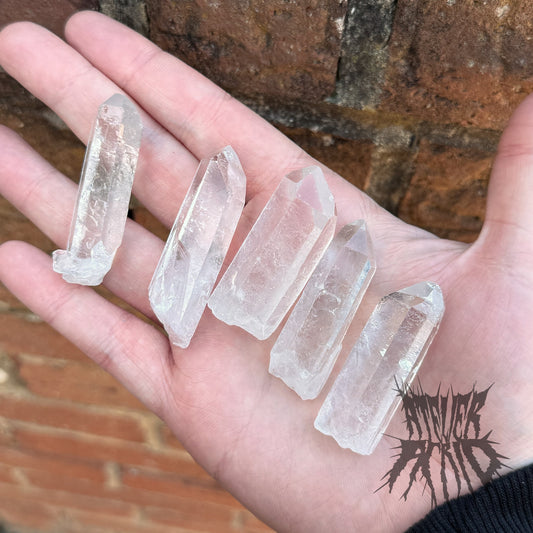 Large Quartz Points 20g-31g/ 44mm- 60mm each. Crystals healing. Spiritual supplies. Crystal points