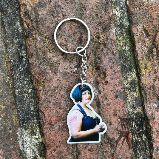 The Nessa Keyring - Gavin and Stacey Keyring. TV sitcom novelty gift