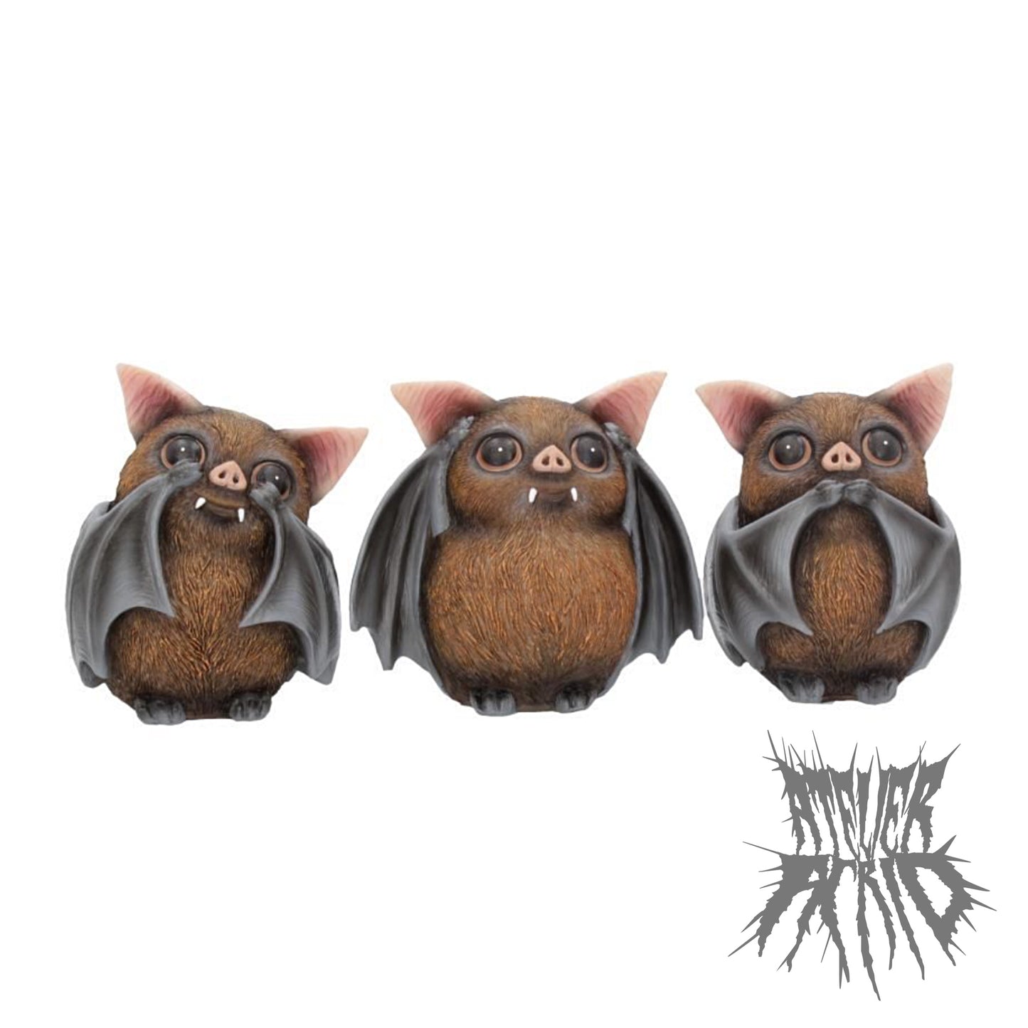 Nemesis Now Three Wise Bats Figurines 8.5cm