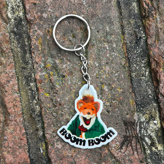 The Basil Brush Keyring- 90’s cbbc keyring