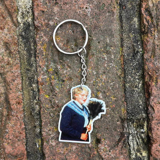 The Mrs Doubtfire Keyring
