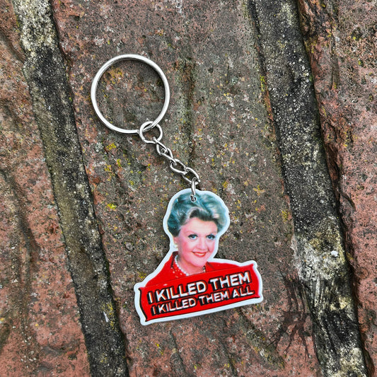 The Angela Lansbury Keyring - Murder She Wrote Keyring