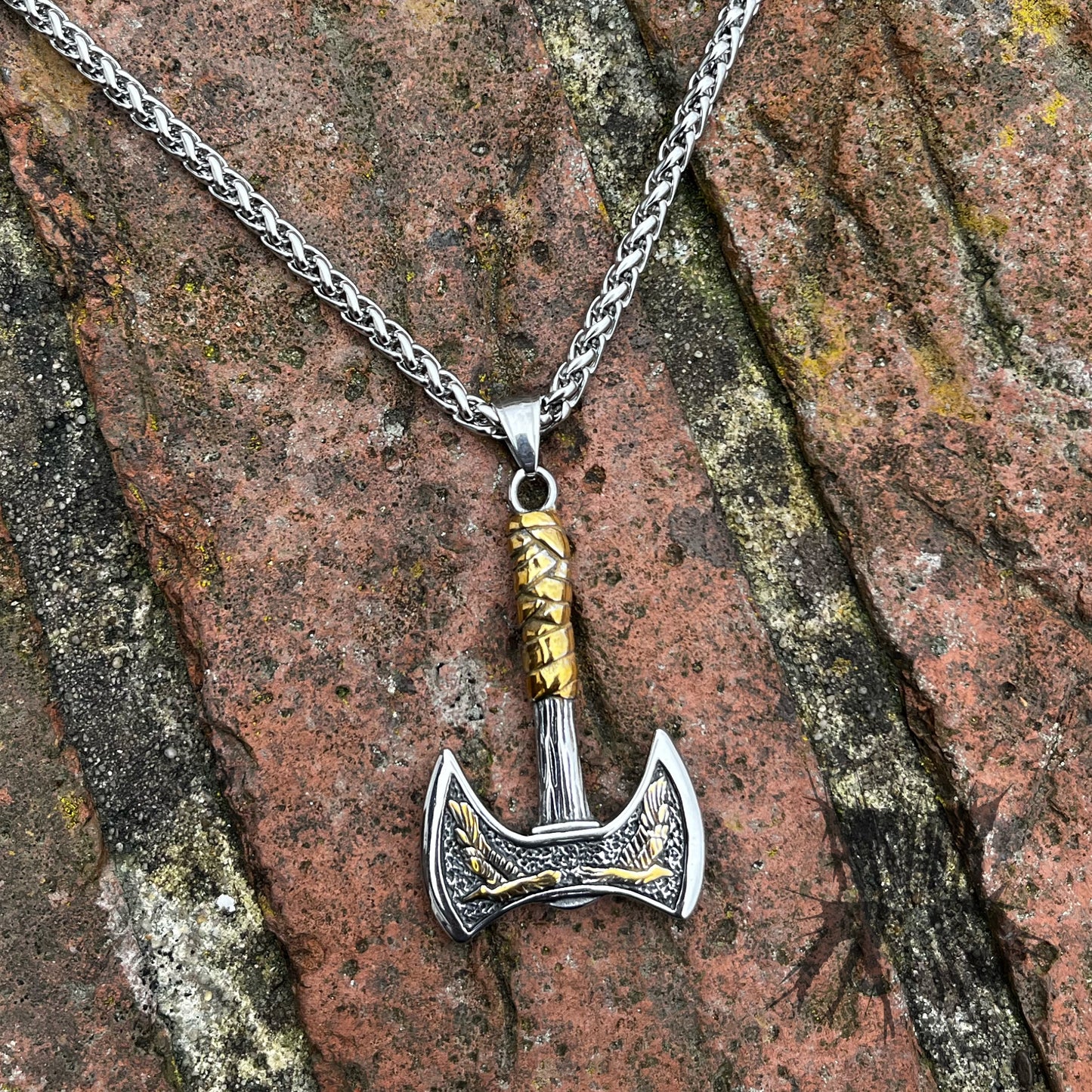 The Labrys Necklace - Stainless Steel Axe Necklace. Alternative jewellery