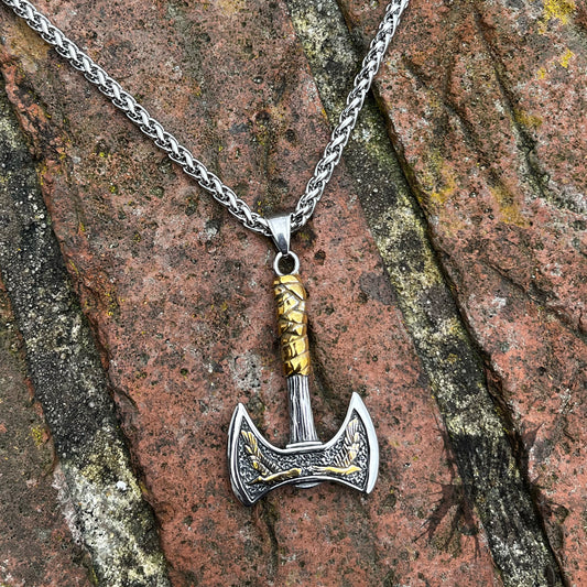 The Labrys Necklace - Stainless Steel Axe Necklace. Alternative jewellery