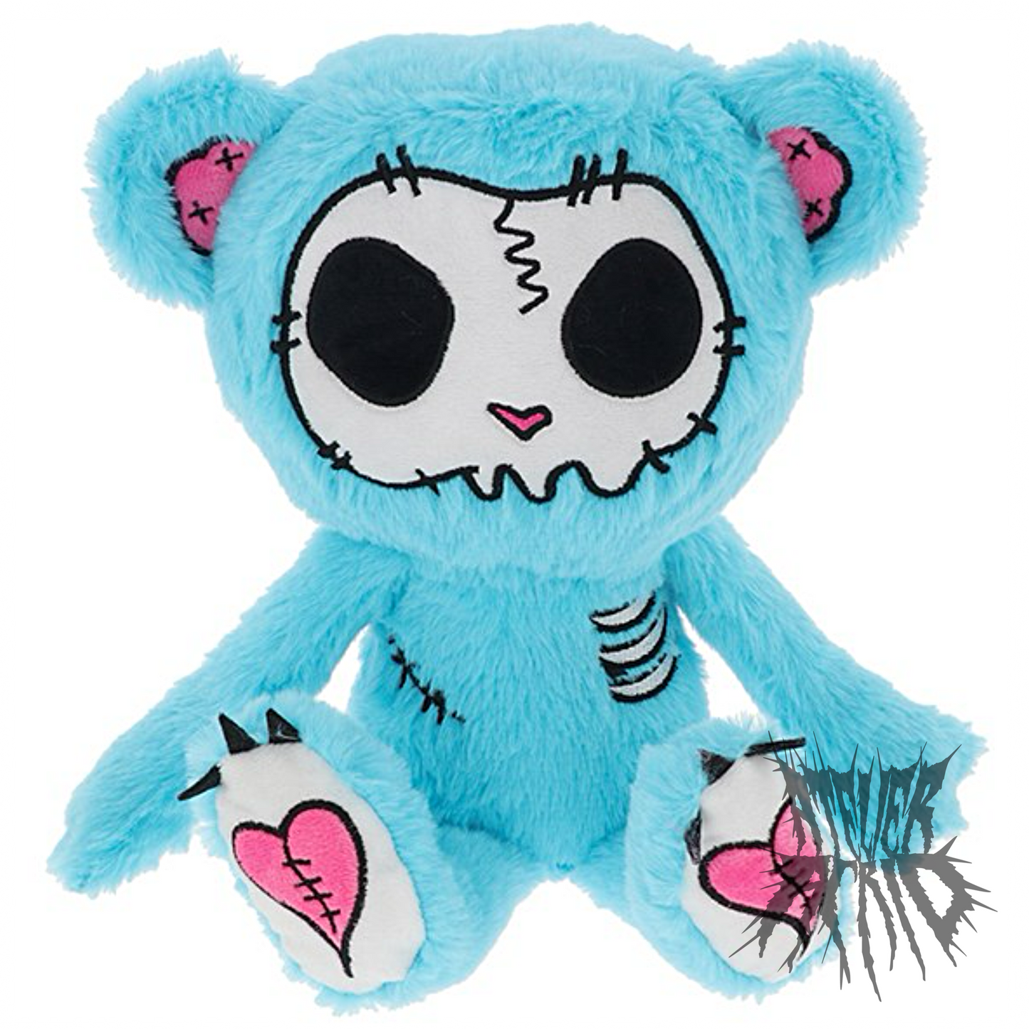 Grim The Stitch Bear - Gus Fink Gooli Plush (Blue)