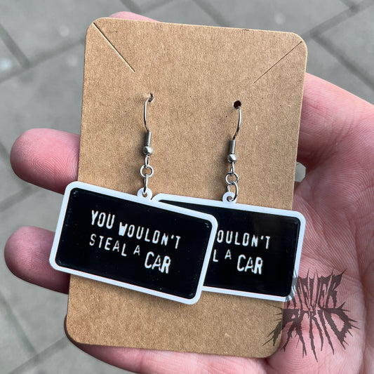 The Steal a Car Earrings