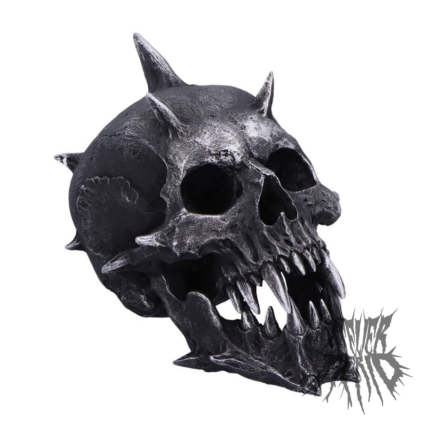 Iron Fang - Gothic metal skull ornament