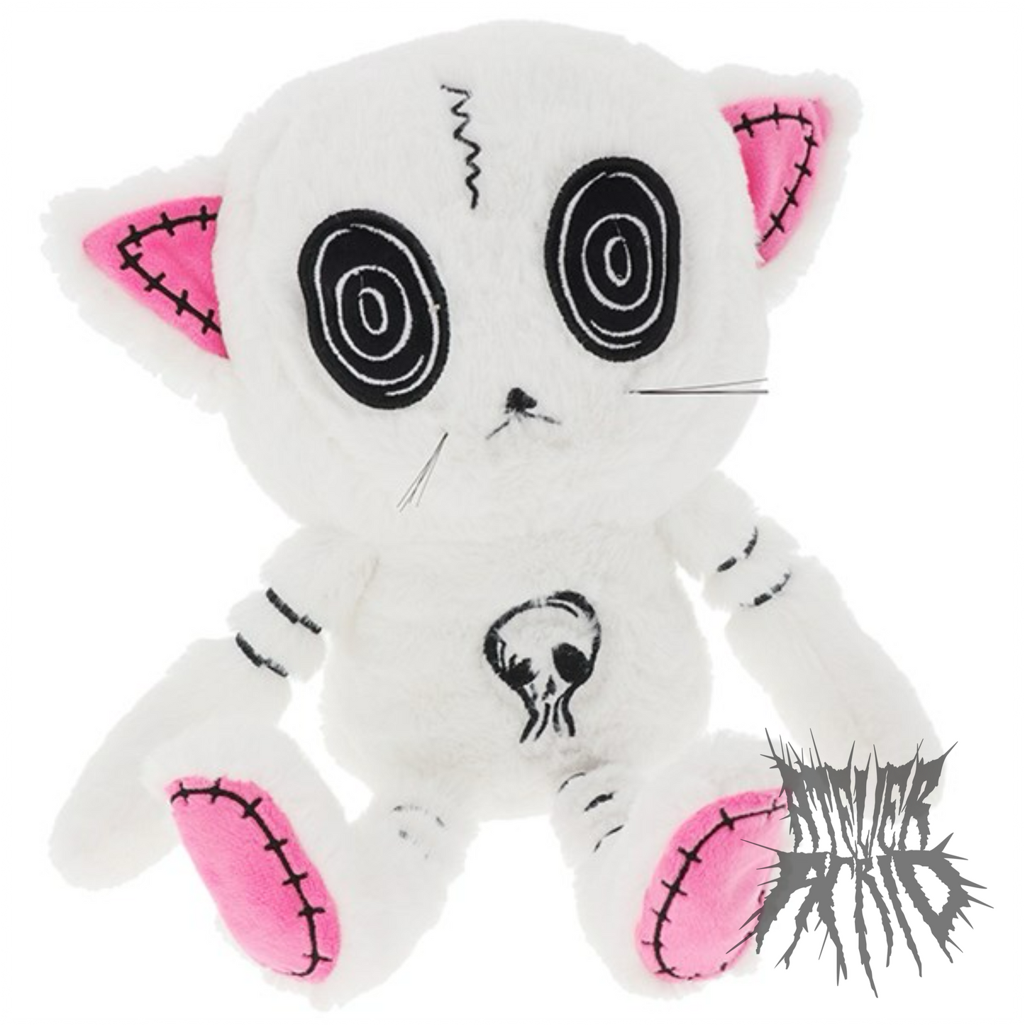 Hypno Cat White - Gus Fink Plushie Pals