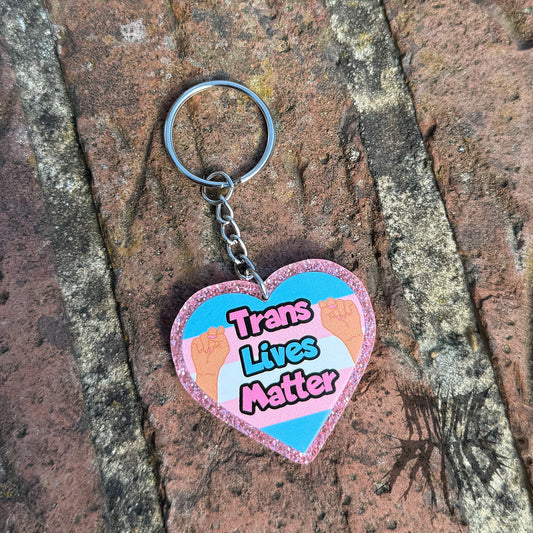 The Trans Lives Keyring