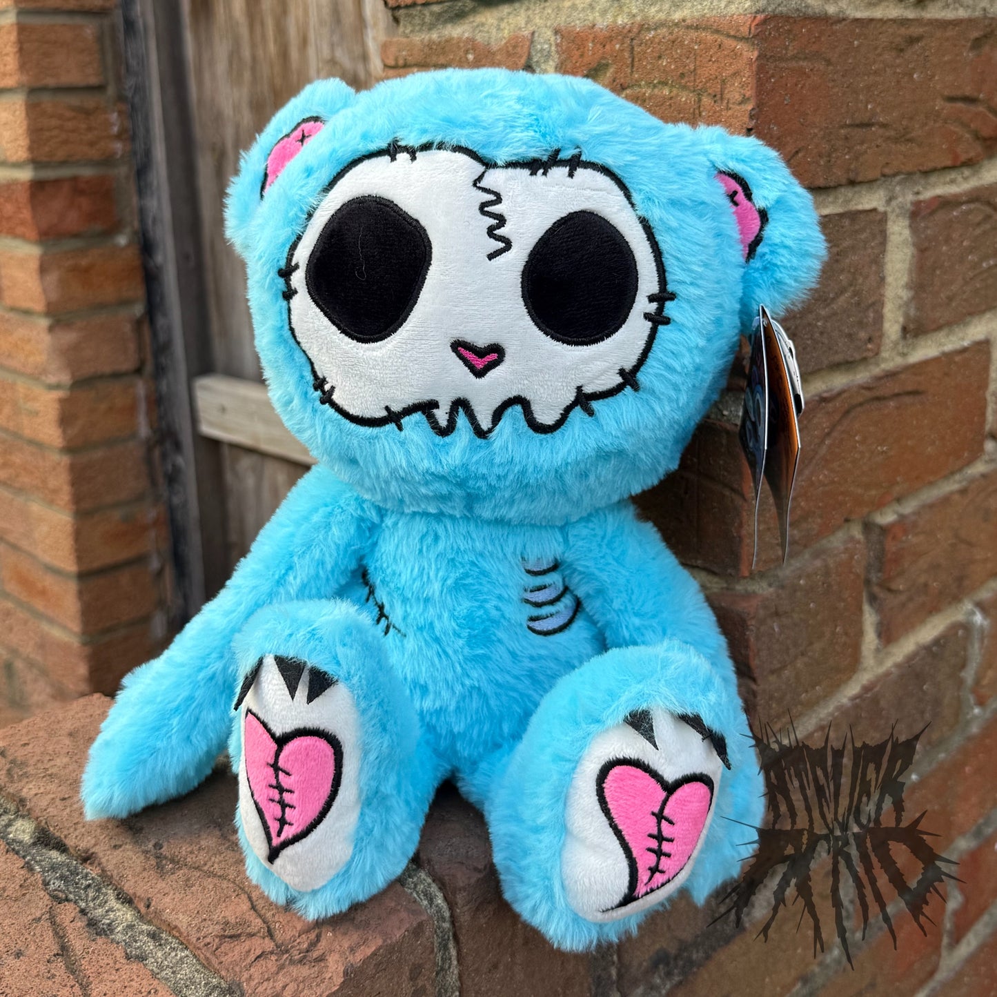 Grim The Stitch Bear - Gus Fink Gooli Plush (Blue)