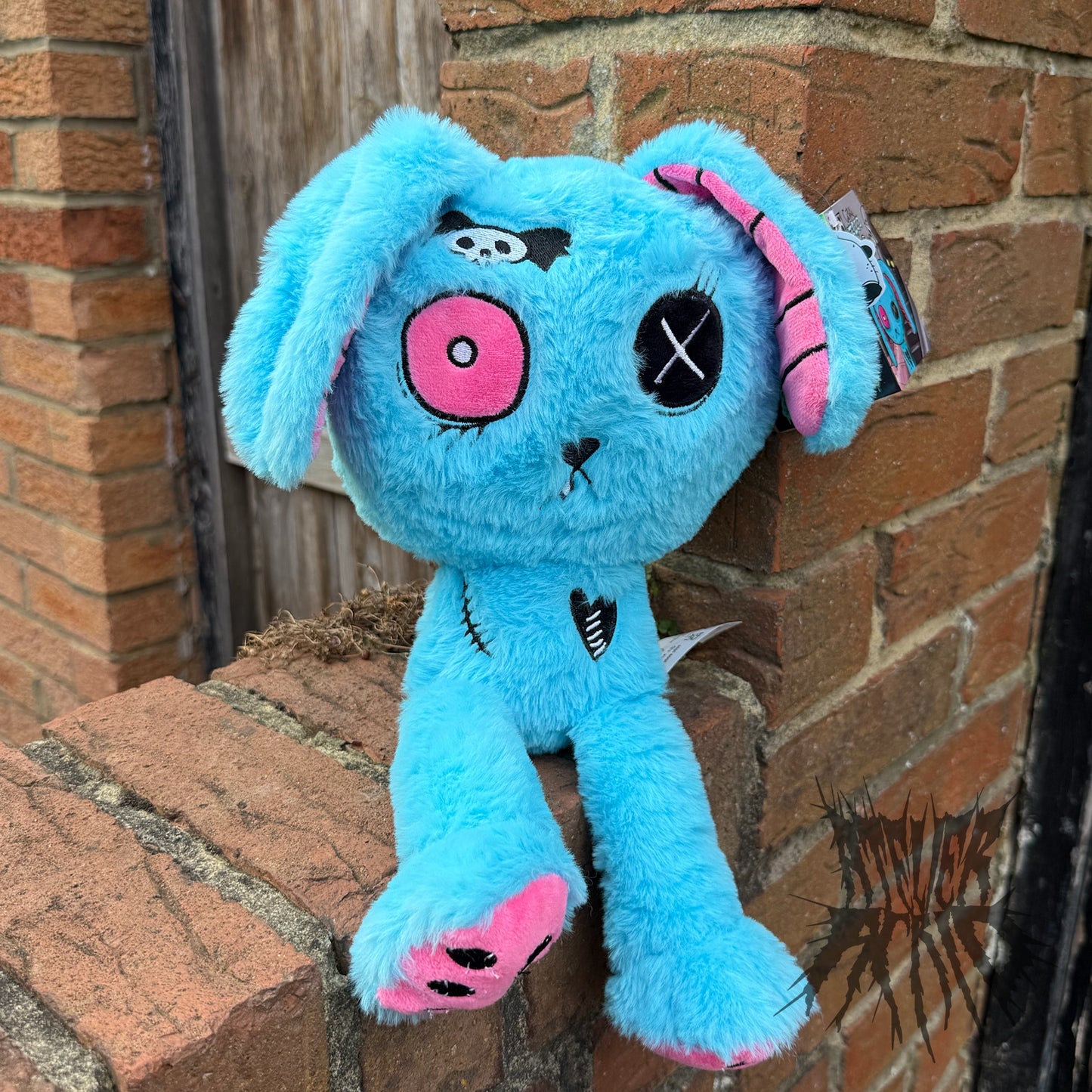 Numb Bunny - Gus Fink Plush (Blue & Hot Pink)
