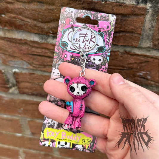 Grim Stitch Bear Key Buddy - Gus Fink Keyring