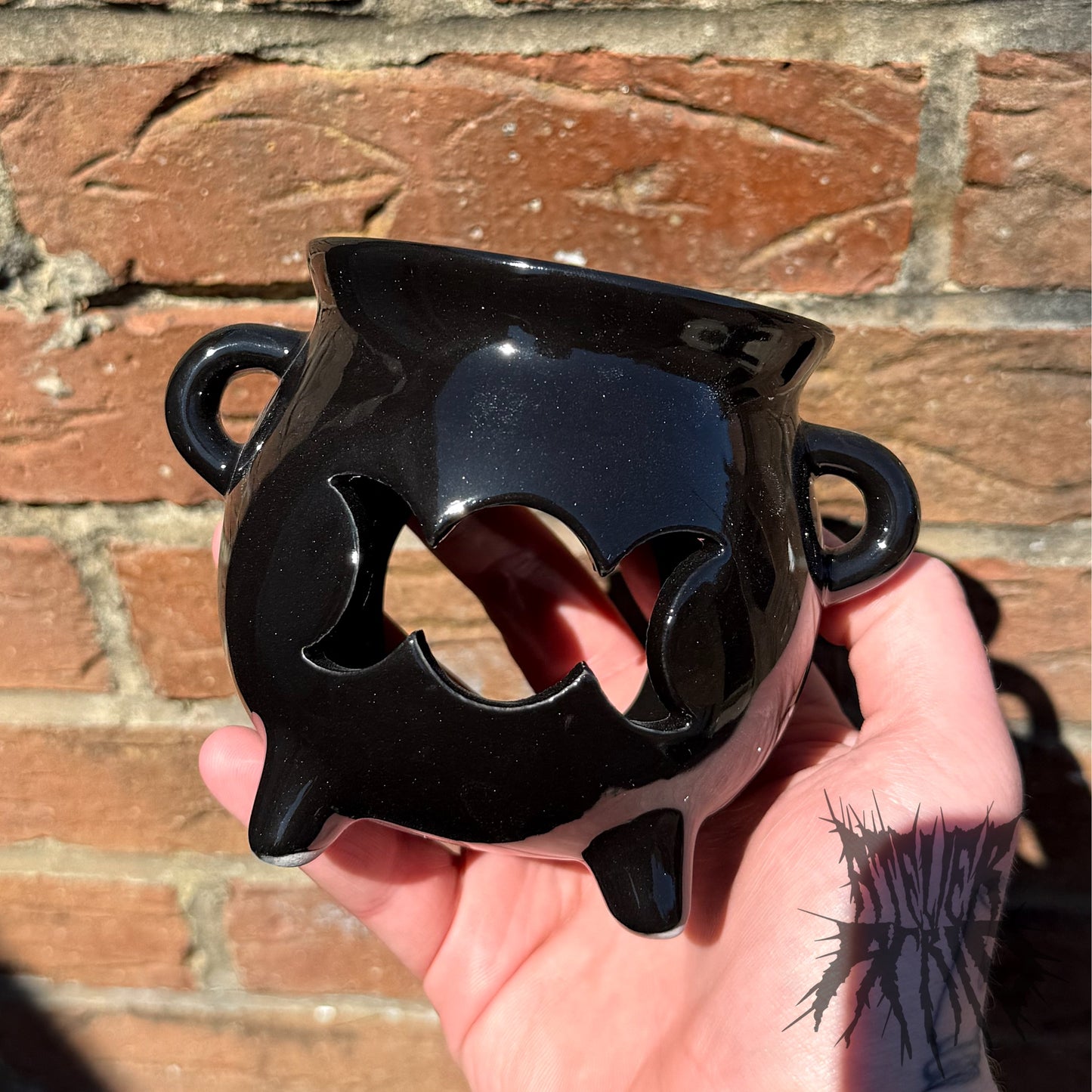 Triple Moon Cauldron Oil Burner