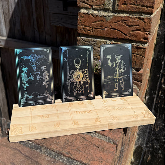 Past, Present and Future Tarot Card Stand