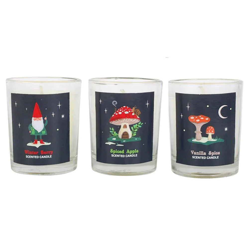 Gnome Sweet Gnome Trio of Scented Candles