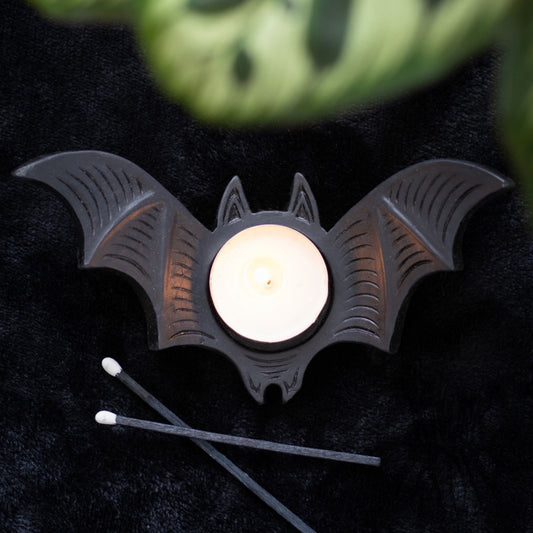 Bat Resin Tealight Candle Holder