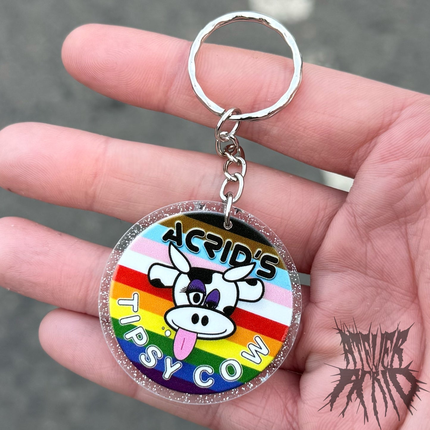 Acrid’s Tipsy Cow Keyring