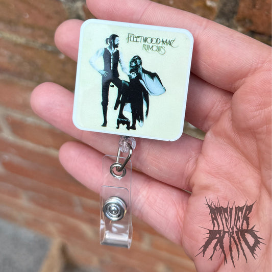 Fleetwood Mac Retractable Lanyard. Healthcare Lanyard- Nurses Lanyard. - Nurse Gift