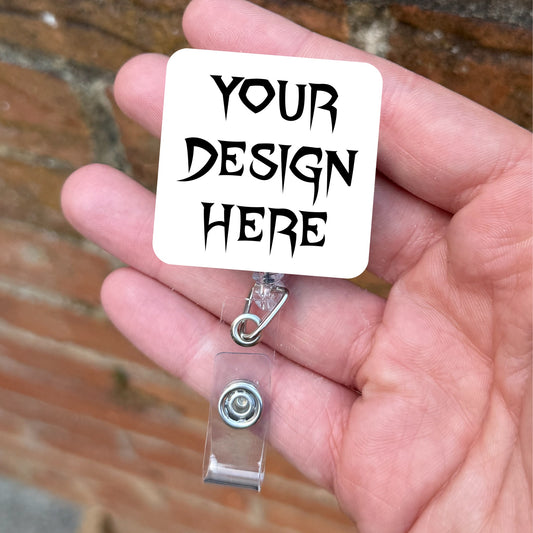 Custom Full Colour Acrylic Retractable Lanyard. (2 Weeks To Make) Healthcare Lanyard- Nurses Lanyard. - Nurse Gift