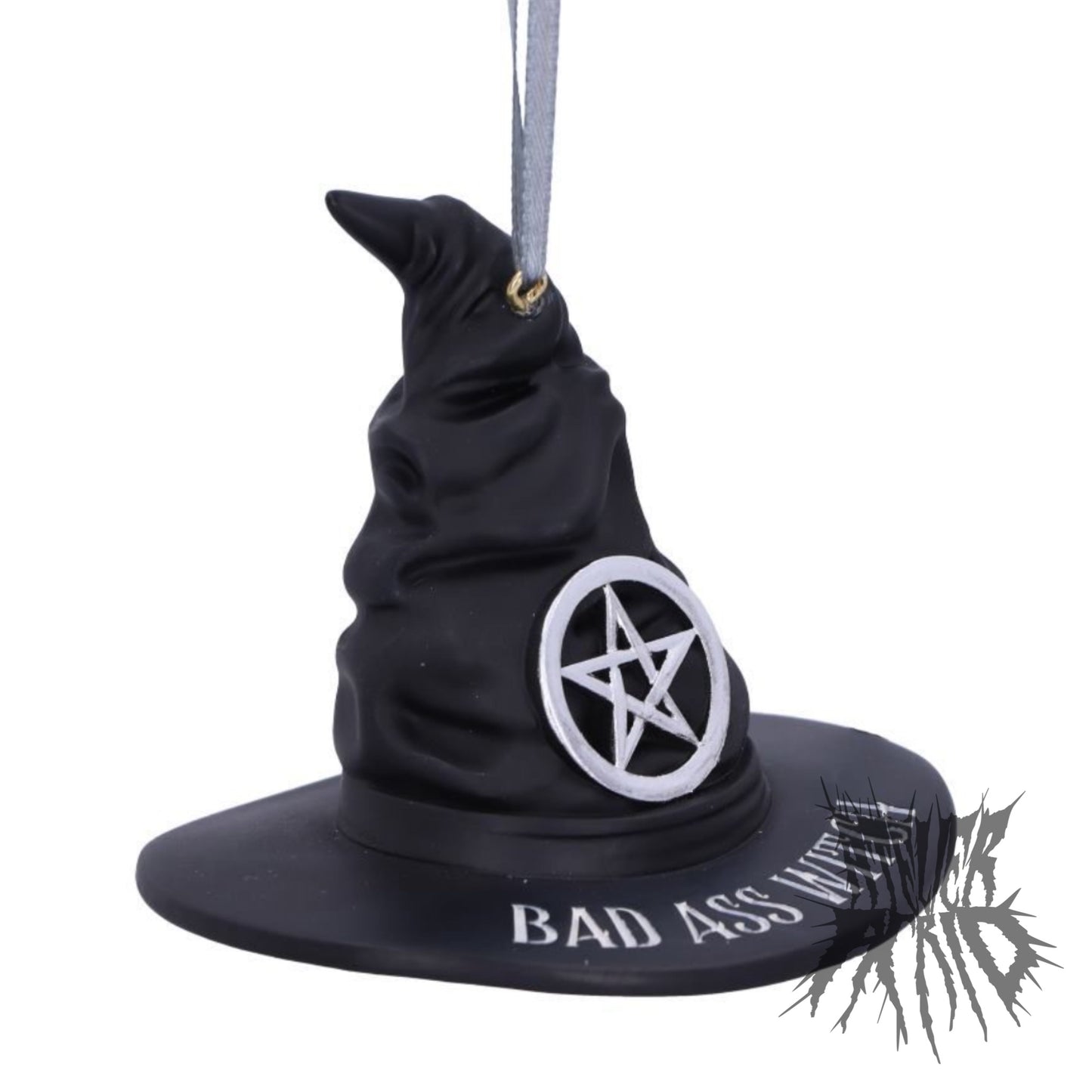 Bad Ass Witch Hanging Ornament 9cm