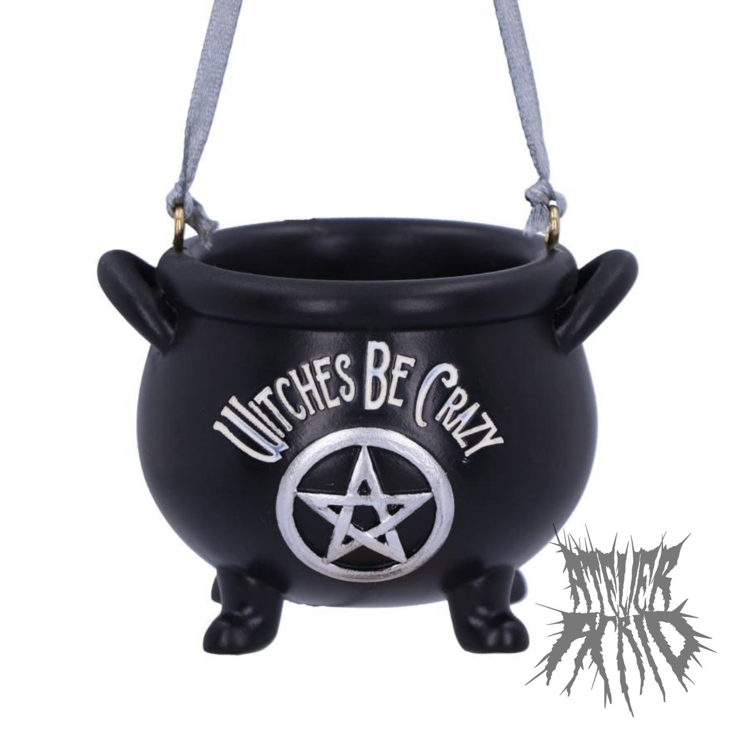 Witches Be Crazy Hanging Ornament 6.1cm