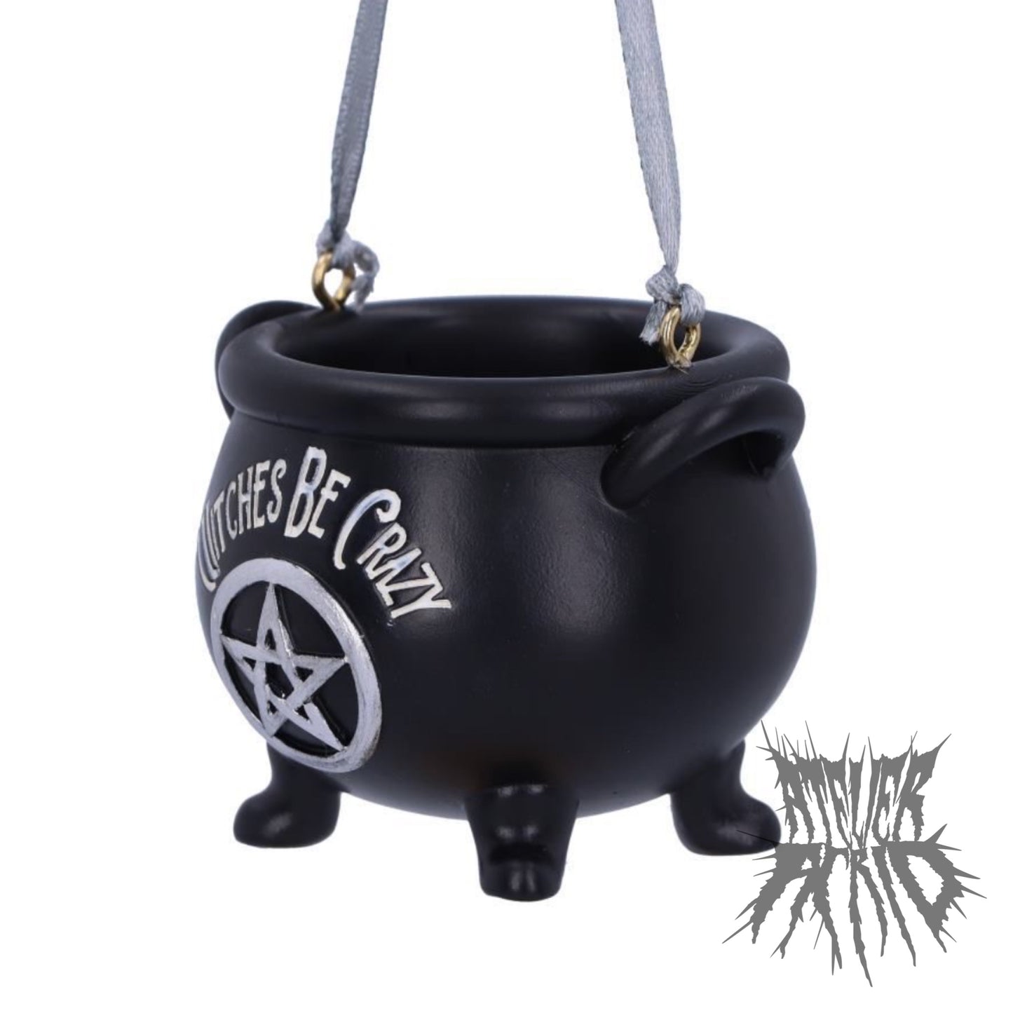 Witches Be Crazy Hanging Ornament 6.1cm