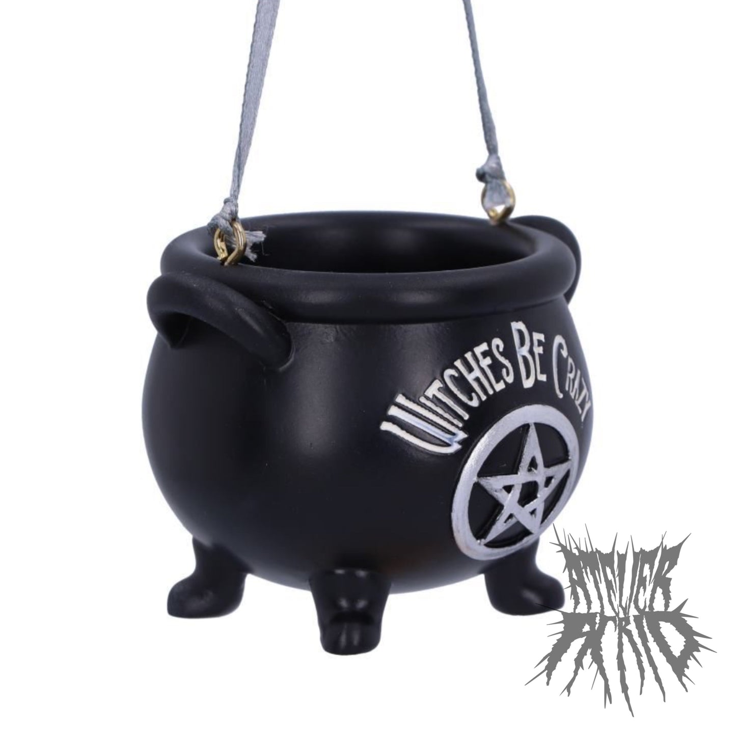 Witches Be Crazy Hanging Ornament 6.1cm