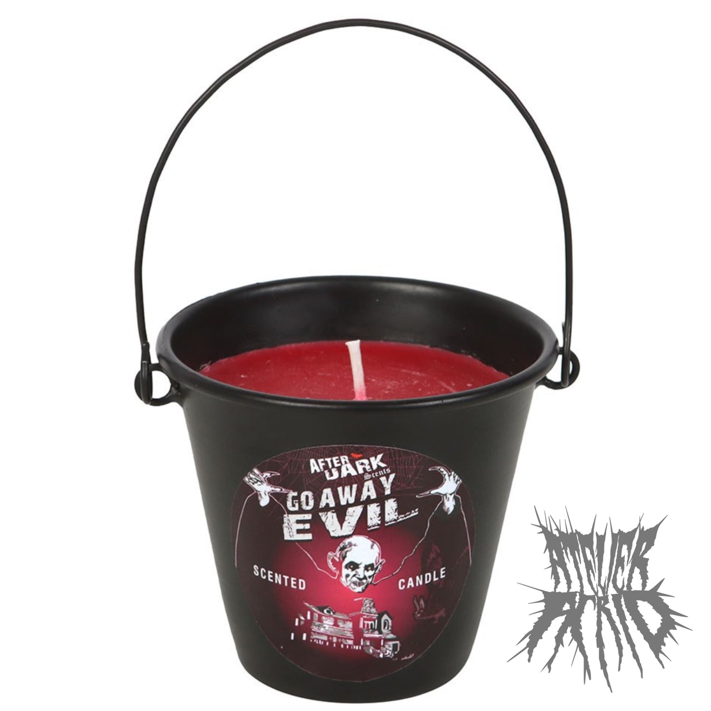 Go Away Evil scented candle