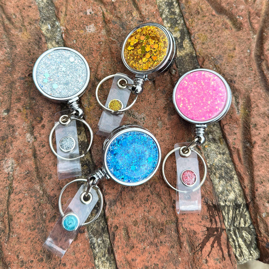 The Glitter Retractable Lanyard. Healthcare Lanyard- Nurses Lanyard. - Nurse Gift