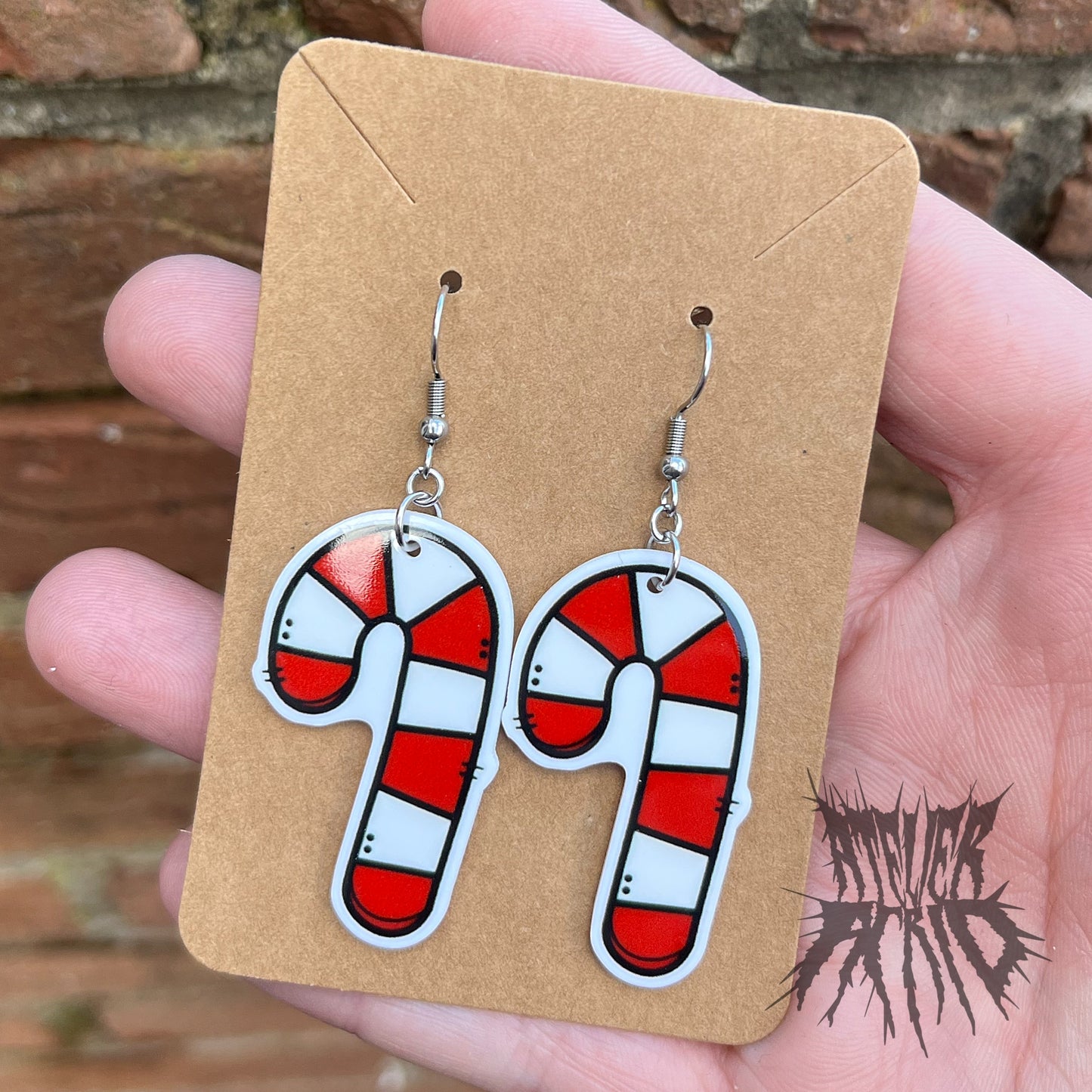 The Candycane Earrings