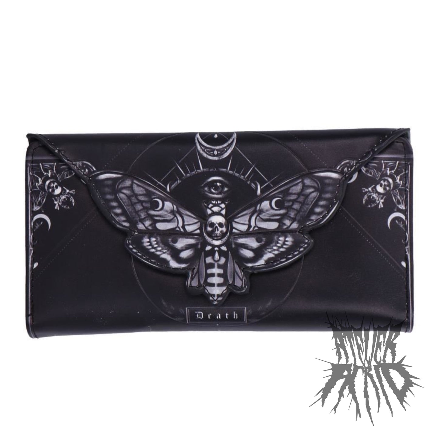Death’s Head Moth Embossed Purse