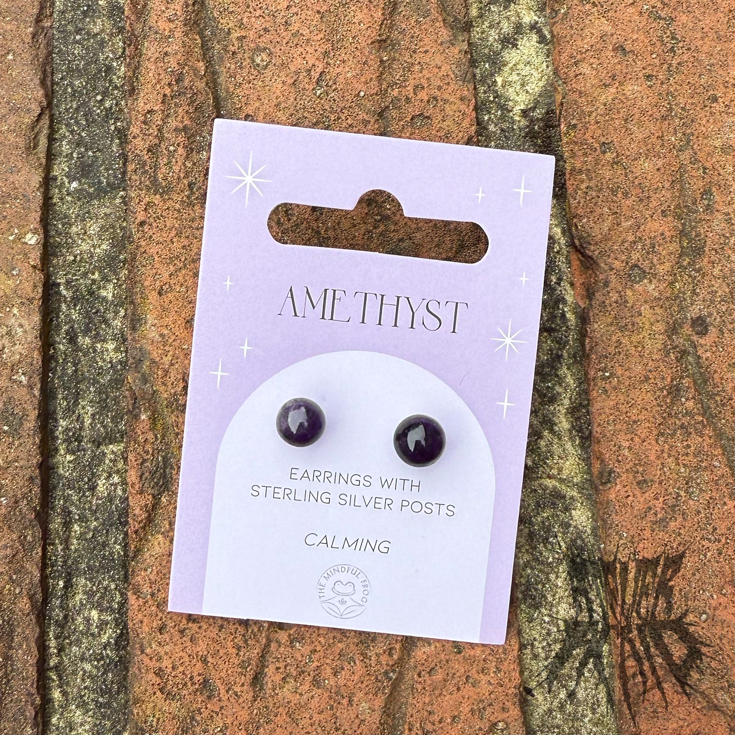 The Crystal Studs- Gemstone 925 Sterling Silver Stud Earrings