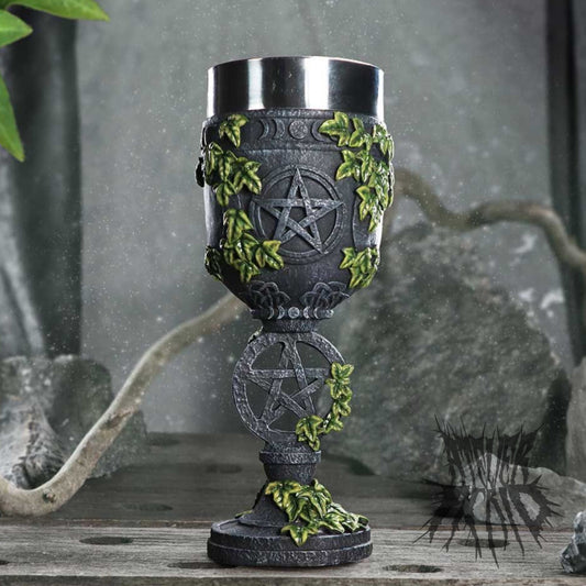 Aged Pentagram Goblet 19.5cm
