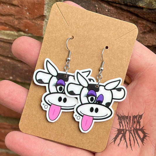 The Tipsy Cow Earrings