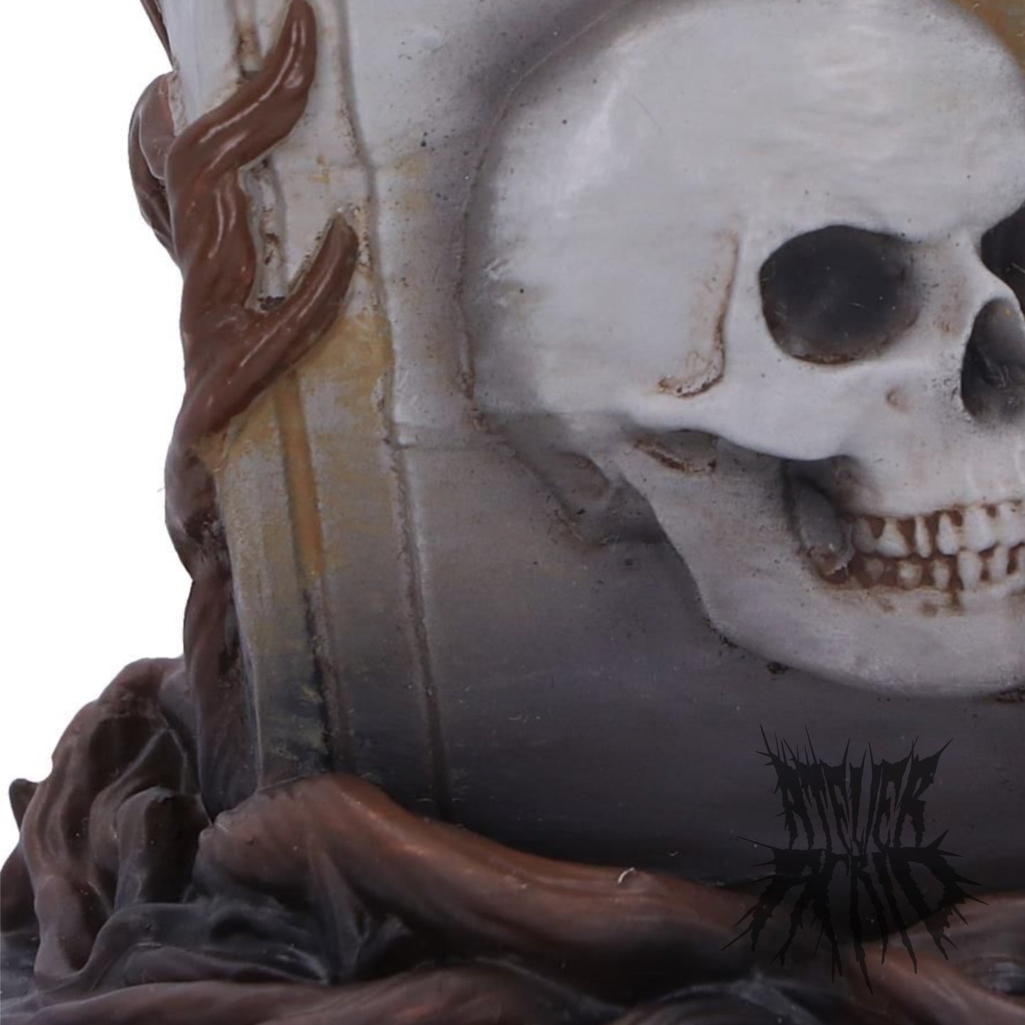 Skull Cat by Martin Hanford 15cm