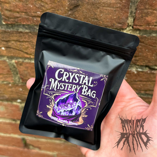 200g mixed size Tumble stones. Some larger stones (10-20mm) and some chips (2-6mm) contents will vary.