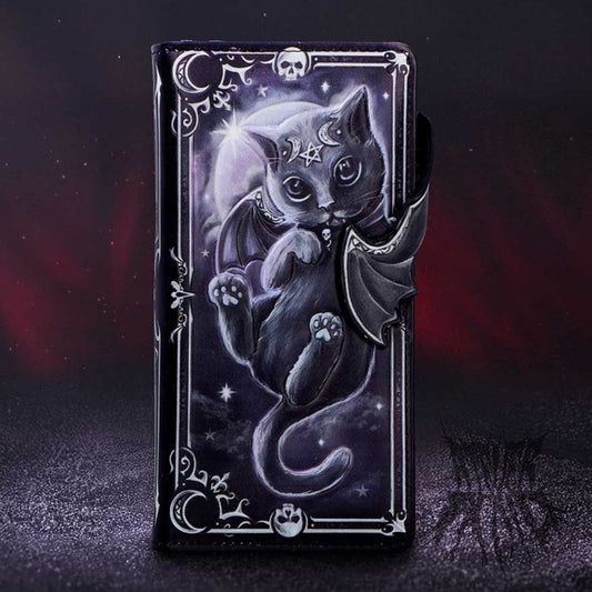 Moon of Malpuss Embossed Purse - Cult Cuties by Nemesis Now