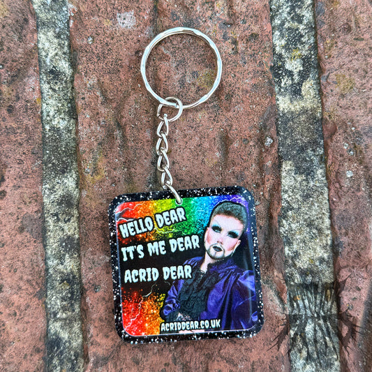 The Acrid Dear Pride Keyring