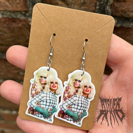The Trixie & Katya Earrings - Drag Race Earrings